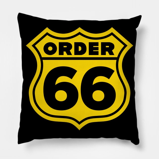 Road to the 66th Order Pillow by DavesTees