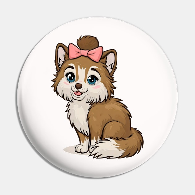 Coquette Pomsky Pin by y2klementine
