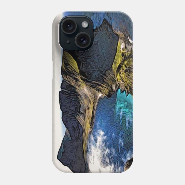 dream island / Maléa is looking for the Kobold - children's book WolfArt Phone Case by RaphaelWolf