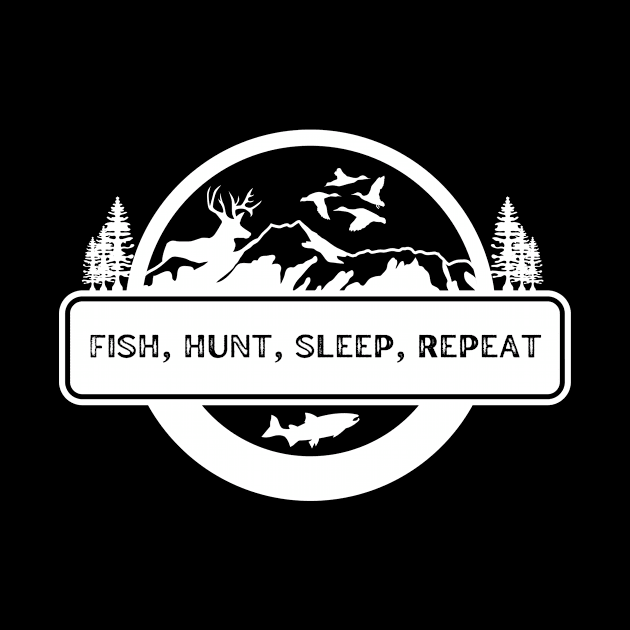 Fish, Hunt, Sleep, Repeat by MagpieMoonUSA