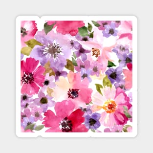 Watercolor floral Magnet