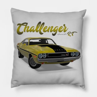 Challenger RT yellow front Pillow