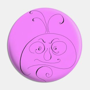 Drunk Face Pin