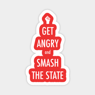 Get Angry - keep calm parody Magnet