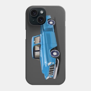 1955 Chevrolet Pickup Classic Truck Light Blue Phone Case