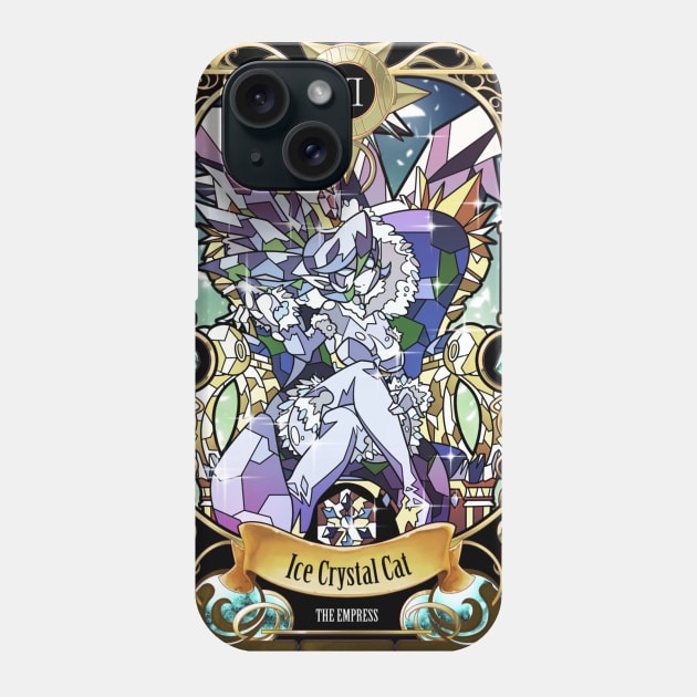 Battle Cats X Ice Crystal Cat - The Empress III Phone Case by ctrlzie