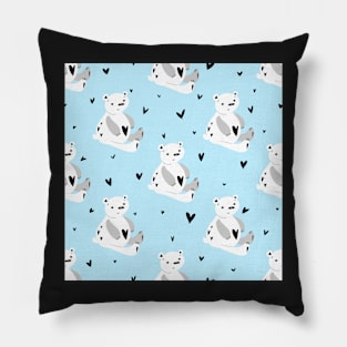 Sweet polar bear Pillow