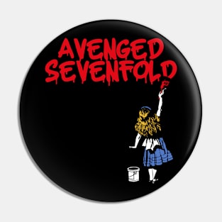 avenged ll girls with red paint Pin