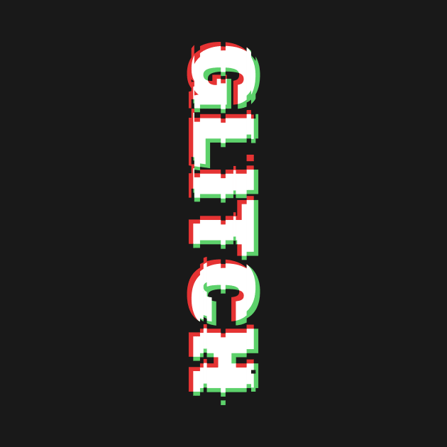 Sideways Glitched Text by NeonSunset