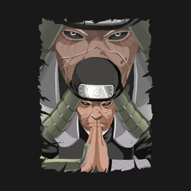 HIRUZEN SARUTOBI ANIME MERCHANDISE by julii.draws