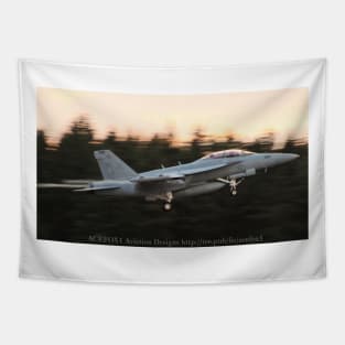 EA-18G Growler Super Hornet FCLP 5 Tapestry