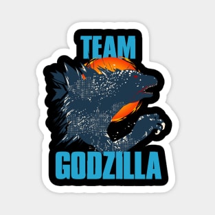 Godzilla vs Kong - Official Team Godzilla Blue Magnet