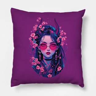 Cherry Blossom Demon Pillow