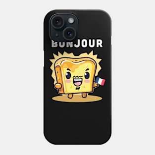 Bonjour French Toast Kawaii Phone Case