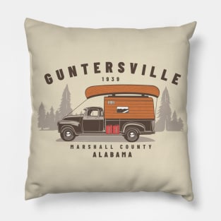 Lake Guntersville • Marshall County • Vintage Pillow