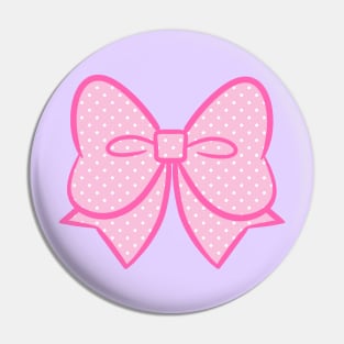 Big Polka Dot Bow! Pin