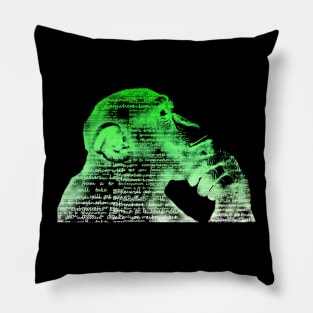 Logic vs Imagination Pillow