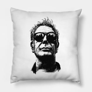 Anthony Bourdain face Pillow