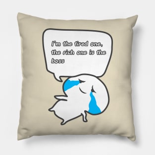 Sad boy Pillow