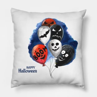 Happy Halloween Balloon Flying Pillow