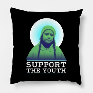 Greta Support the Youth Pillow