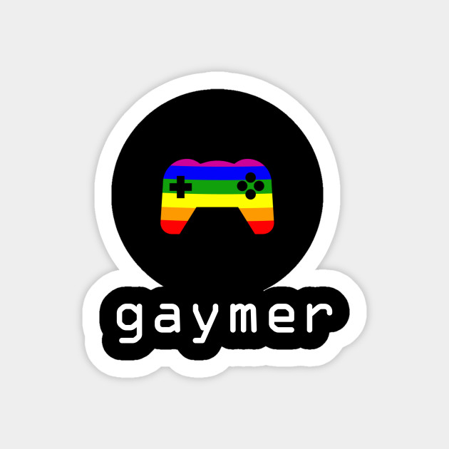 Gaymer Gay Pride Gamer Lgbt Rainbow Gaming Gay Gamer Sticker Teepublic
