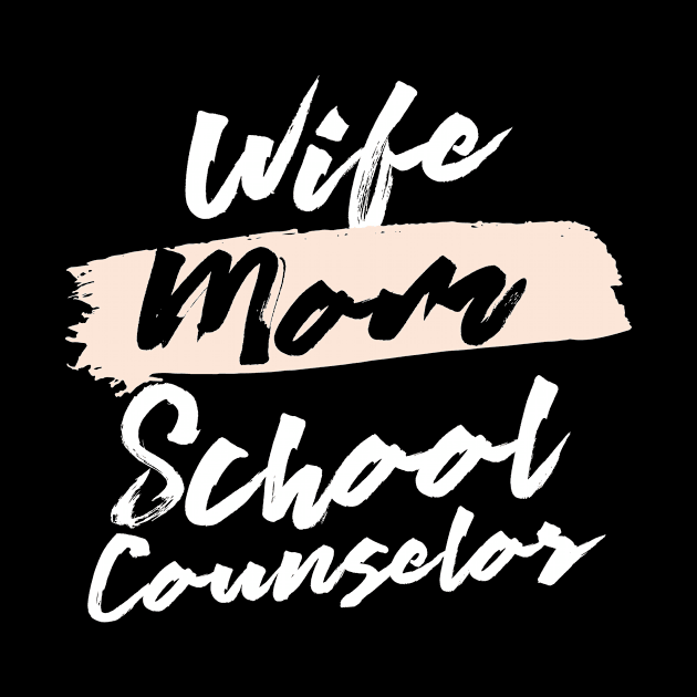Cute Wife Mom School Counselor Gift Idea by BetterManufaktur