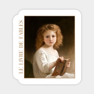 The Story Book by Bouguereau Magnet