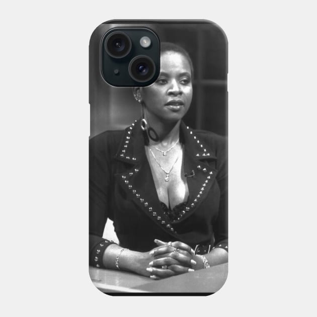 Robin Quivers- Vintage Halftone Phone Case by Howchie