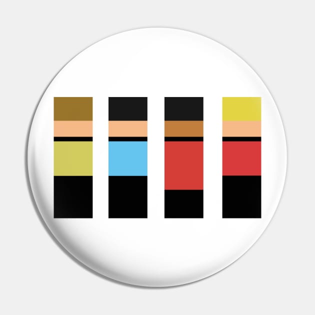 Trekkin' Color Theory Pin by DemShirtsTho