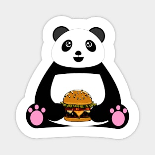 Burger Panda Magnet