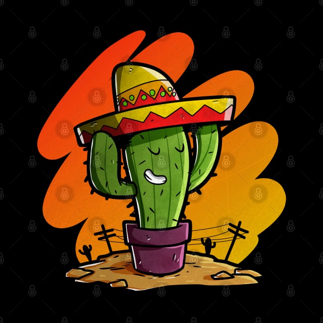 Mexican Cactus by A Comic Wizard