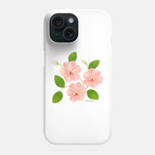 Impatiens Flowers Phone Case