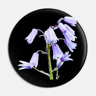 English Bluebell Flowers Pin