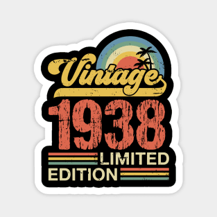 Retro vintage 1938 limited edition Magnet