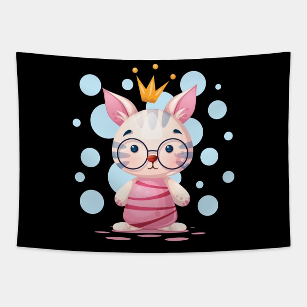 Cute Little Piglet Tapestry by Printaha