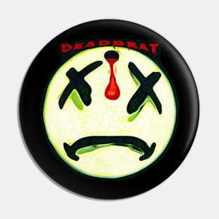 dEAdbEAt Logo Warp Design Pin