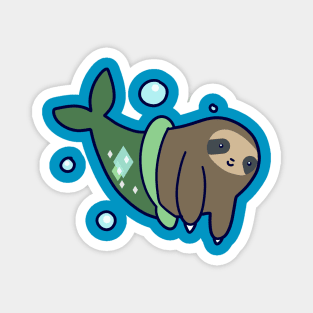 Mermaid Sloth Magnet