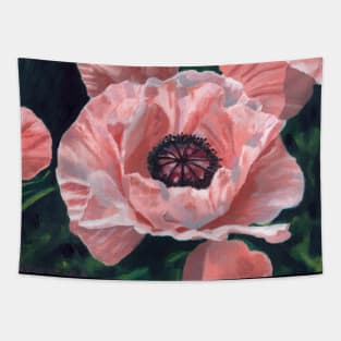 Pink poppies Tapestry