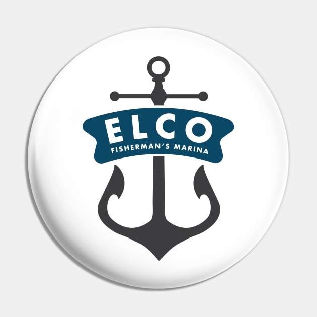 Elco Fisherman's Marina Pin by Elco Marina