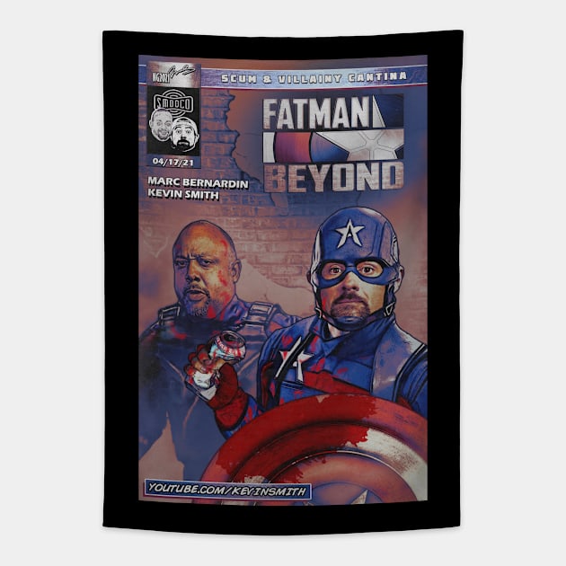 Fatman Beyond - Super Soldier Punch Tapestry by TheDarkNateReturns