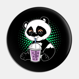 Panda Kawaii Anime Bubble Tea Boba Pin