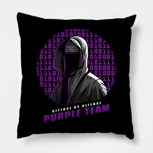 Purple Team | Hacker Design Pillow