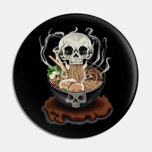 Ramen Bowl For Halloween Pin