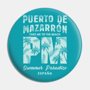 Puerto de Mazarrón - Take me to the Beach Pin