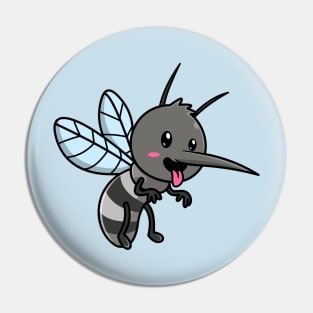 Cute Mosquito Flying Cartoon Pin