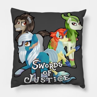 Swords of Justice Pillow