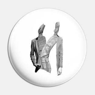 Futuristic Couple Pin