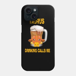 Taurus Sign Funny Beer T-Shirt Phone Case