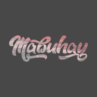 Mabuhay Cursive Waves T-Shirt